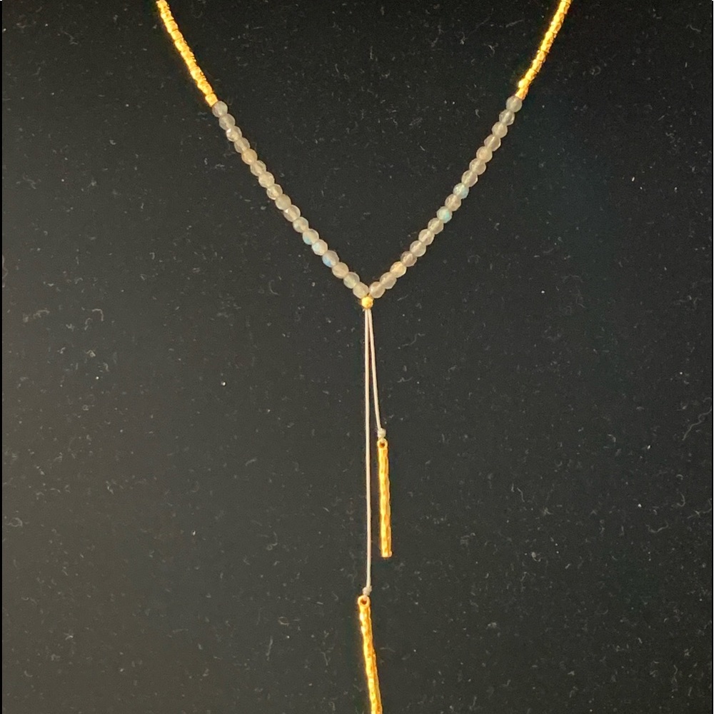 Dainty Necklace- Adjustable Length- By Local Designer
